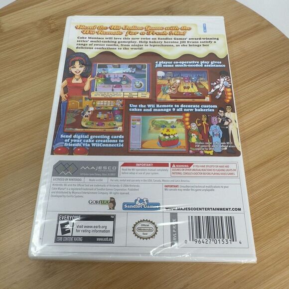 Cake Mania in the Mix RVL P R72E (Nintendo Wii) Video Game Majesco Entertainment - Picture 5 of 5